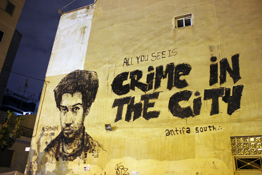 Michael Stewart Crrime in the city Antifa