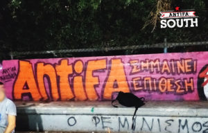 antifa south graffiti