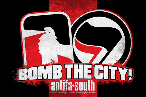 antifa aftokollita bomb the city