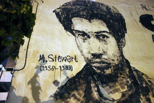 Michael Stewart Antifa South Graffiti Crime in the city